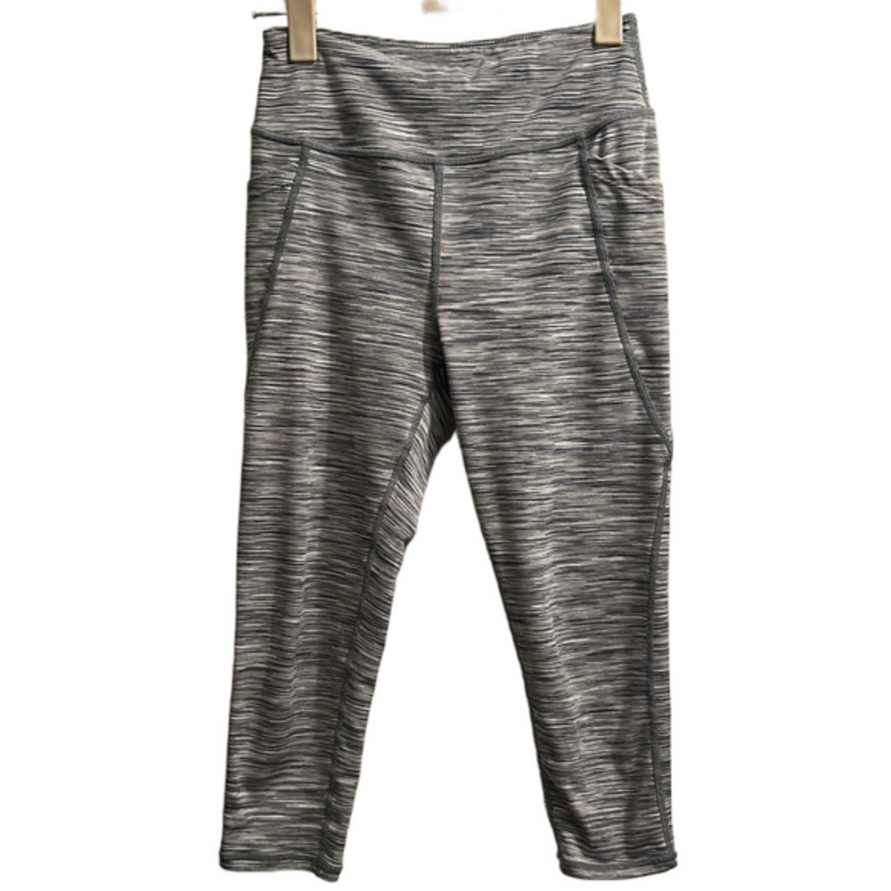 Zella Girl Gray Heathered Leggings High-Rise